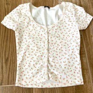 brandy melville button up tee